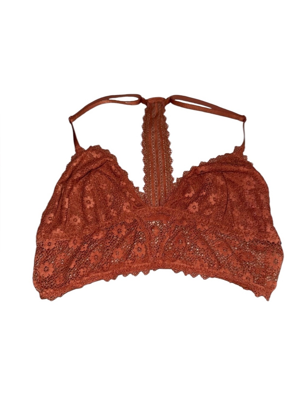Victoria's Secret Rust Lace Bralette